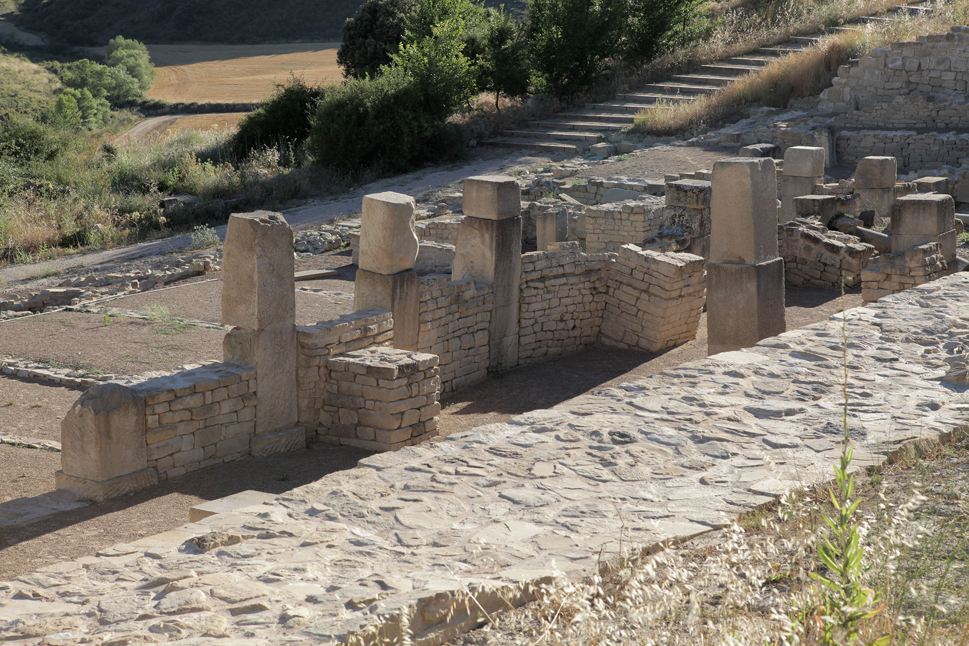 Yacimiento romano de Santa Criz de Eslava Yacimiento romano de Santa Criz de Eslava